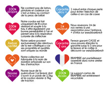 Charger l&#39;image dans la galerie, Collier d&#39;ambre pour bébé multi couleurs
